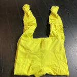 FREE‎ PEOPLE Movement Wonderland Run Warmth Leggings Scrunch Small Neon Yellow Photo 1