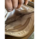 Michael Kors Mercer Beige Saffiano Leather Top Handle Bag Gold Hardware Sz L Photo 12
