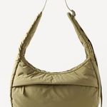 Athleta All About Medium Crossbody Hobo Bag Olive Branch Photo 0