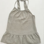 Xhilaration 💋 Target Sage Green Gauze Cotton Tie Strap Swim Cover Up Dress Medium Photo 0