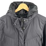 Madewell Black Puffer Jacket Hooded Zip Closure Insulated Womens Size Large Photo 1