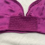 Garage Women’s Satiny Magenta Crop Top Size XS Photo 6