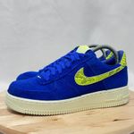 Nike  Air Force 1 Low Olivia‎ Kim No Cover Blue Corduroy Sneaker - Size 9 & 40.5 Photo 4