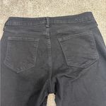 Old Navy  Power Slim Straight Mid Rise Black Jeans Size 8 Photo 2