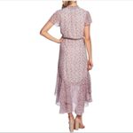 1. State  FLORAL PRINT LAVENDER RUFFLE SMOCKED COTTAGE SHORT SLEEVE DRESS Photo 2