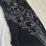 Tracy Reese  Ruched Combo Dress In Black Calla Lily Photo 7