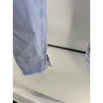 ZARA  brono blue light wash split flare jeans size 4 Photo 7