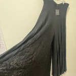 St. John Collection  Womens Pleated Wide Leg Sweater Pants Black Size XL Photo 1