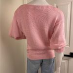 Nannell Pastel Colored Hand Knit Sweater Size Medium Pink Photo 9