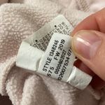 Under Armour loose fit fleece lined hoodie with plush logo pale pink and white L Photo 15