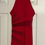 De Laru Hot Pink High Neck Prom Dress Size XS Photo 2