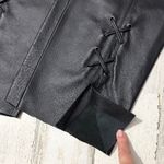 wilson's leather  Maxima Black Lace-Up Pants and Top Set Vintage 1990’s Photo 2