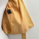 NWOT KASPER Notched Collar tweed Blazer Jacket Petite Small Mustard Yellow Size undefined Photo 11