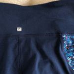 Zobha Z by  Blue Leggings Print Panel Zippers S 4 6 Photo 6
