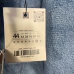 ZARA  90's Straight High Rise Jeans Light Wash Blue Women's Size 12 / EUR 44 NWT Photo 9