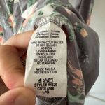 Gray Floral Hoodie Photo 3