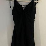 birch and stone size medium tie strap black romper Photo 0
