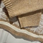 NWT Serengeti Size XL Tan White Embroidered Snowflake Pine Tree Knit Tunic Top Photo 2