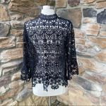 Bold Elements  Black Lace Blouse Photo 5