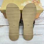 Very G NEW Rose 2 Gray Canvas Thong Flats Mixed Faux Leather Straps Beach Summer Photo 8