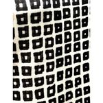 Reed Size Large Black White Geometric Print Dress Short Sleeve City Modern Style Photo 5
