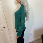 ROAR Western Embroidered Rhinestone Pearl Snap Shirt Roll Tab Sleeves Sz Medium Photo 10