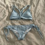 Victoria's Secret Victoria’s Secret PINK Baby Blue Bikini Photo 0
