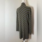 Theory ‎ Diagonal Stripe Mock Neck Knit Sweater Tunic Size Large Wool Blend Photo 2