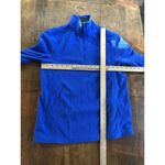 Lands' End  Womens Fleece Pullover S (6-8) 1/4 Zip Polyester EUC Long Sleeve Blue Photo 5