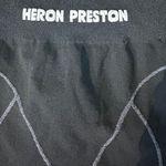 Heron Preston  ACTIVE LEGGINGS LOGO BLACK WHITE SIZE: S/M‎ EUC Photo 7