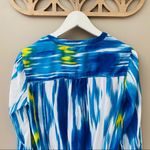 Calvin Klein Jeans  Pullover Blouse Blue Sz Small Photo 6