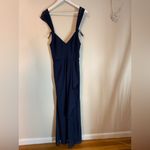 Celebrate DB Studio Off The Shoulder MOB Prom Homecoming Navy Blue Size 2 NWT Photo 9