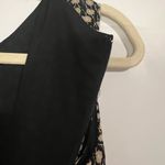 Vintage ditsy floral fully lined wrap style short sleeve midi feminine dreas M Black Size M Photo 11