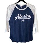 Prairie Mountain  Alaska Baseball Tee with Burnout Sleeves Photo 0