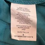 Lila Rose Lily Rose shadow striped teal green belted dress size small Photo 7