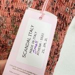 Scandal Italy Floral Smocked Flared Bell Bottom Jumpsuit Festival Boho SMALL NWT Pink Photo 6