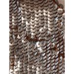 J. Crew Women’s Top Sequin Black Ribbon Zip Back Closure Gold MSRP $148 Size 8 Photo 2