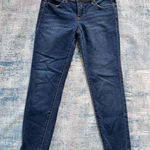 Free People  Medium Blue Distressed Skinny Jeans Size 25 Photo 0