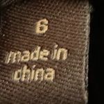 The Limited  Exact Stretch Cropped Pants Womens Sz 6 Ribbed Dress Capris Mid Rise Photo 8