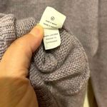 Marc Jacobs Cashmere Sweater Distressed Lavender Purple Crewneck Loose Tie Sz L Photo 5