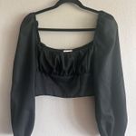 Princess Polly  love sleeve black top Photo 1