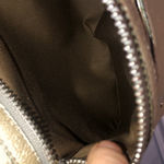 Chloé CHLOE Eclipse Oversized Ivory Silver Gold Tote Shoulder Bag Exterior Zip Pockets Photo 13