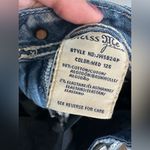 Buckle Miss Me Light Blue Cropped Jeans with Embellished Pockets Photo 3