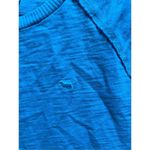 PINK - Victoria's Secret PINK By Victoria’s Secret Blue Cropped T-Shirt Woman’s Size Small Photo 3