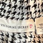 Victoria's Secret Vintage 1996 Victoria’s Secret Satin Houndstooth Pajama Bottoms Photo 3