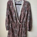 Charlotte Russe  Women’s  Shorts Romper Size Large Paisley Print Photo 0