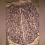 Free People  leopard Everest Henley spring long sleeve thermal classic boho rare Photo 5