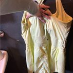 Avia  Vibrant Lime Green Active Romper With Pocket NWOT Photo 2