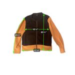 COS Color Block Zip Up Bomber Jacket Tan Black Ribbed Knit Collar Cuff Hem Photo 3
