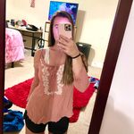 Active USA Cold Shoulder Pink Top Photo 1